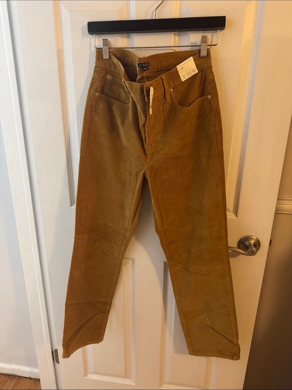 J. Crew womens Corduroy Pants in Camel Brown